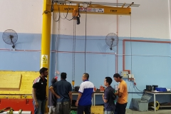 A training about overhead crane repair, spare parts & servicing.